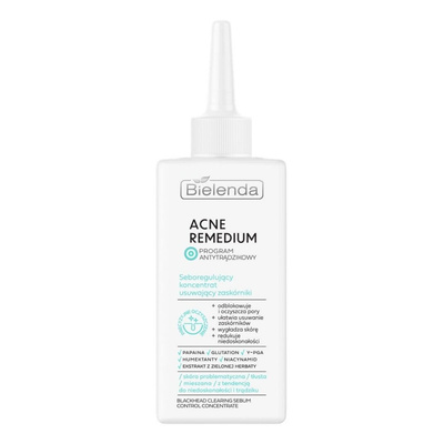 Bielenda Acne Remedium Sebum-Regulująca Esencja do Usuwania Zaskórników 130ml