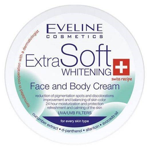 Eveline ExtraSoft Wybielający Krem do Twarzy i Ciała 200ml