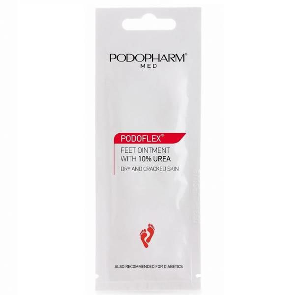 Podopharm Med Podoflex Maść do Stóp z 10% Mocznikiem do Skóry Suchej i Popękanej 10ml