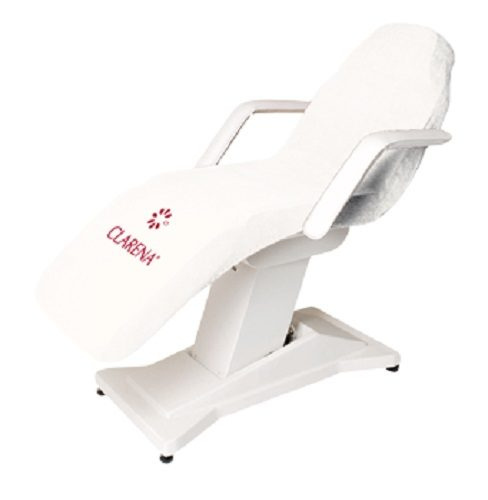 Clarena Terry Frotte Pokrowiec na Łóżko Kosmetyczne Biały 220x90cm