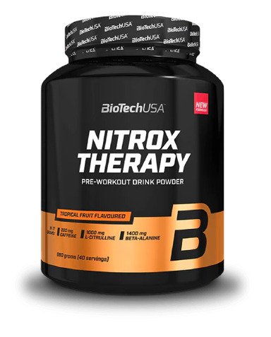 BioTechUSA Nitrox Therapy Odżywka Przedtreningowa Na Energię i Pracę Mięśni 680g