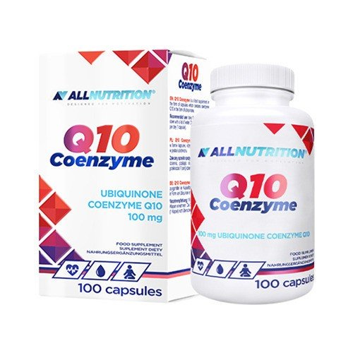 Allnutrition Q10 Koenzym 100 mg, Suplement na Energię Komórkową, 100 Kapsułek