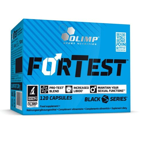 Olimp Nutrition ForTest Suplement na Libido i Testosteron dla Mężczyzn 120 Kapsułek