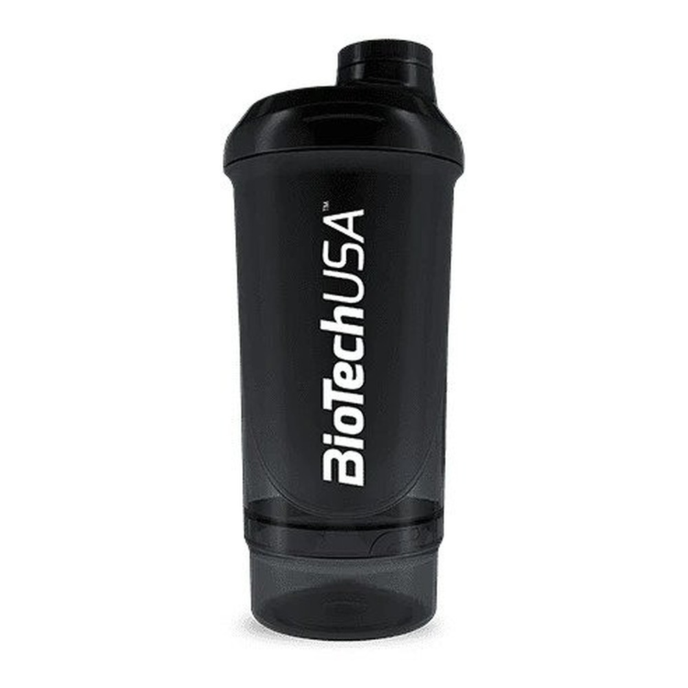 Wave+ Shaker, Black Smoke - 500 ml. (+ 150 ml.)