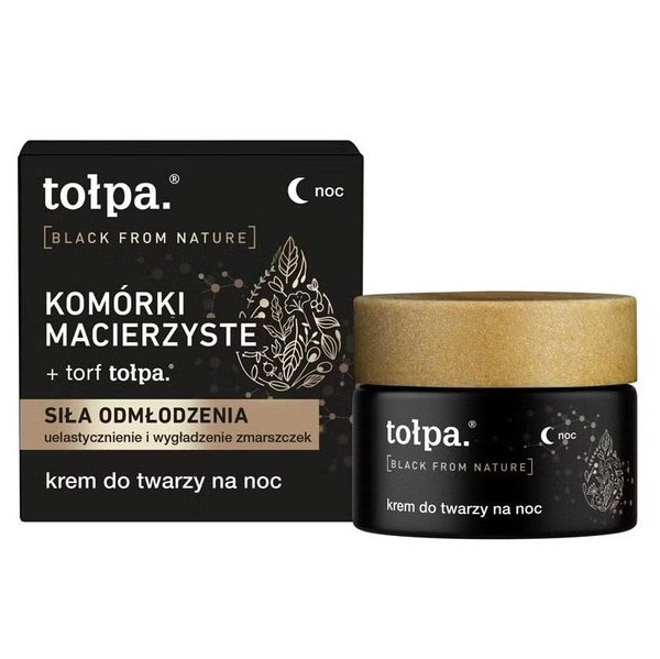 Tolpa Black From Nature Regenerujący Krem na Noc z Komórkami Macierzystymi 50ml