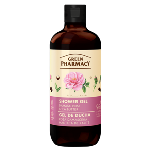 Green Pharmacy Nawilżający Żel pod Prysznic Róża Damasceńska i Masło Shea 500ml