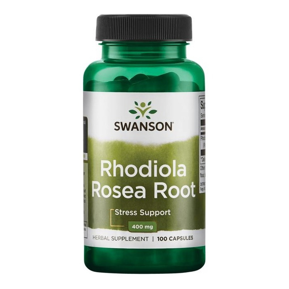 Swanson Różeniec Górski 400mg Wspierający Adaptację do Stresu 100 Kapsułek