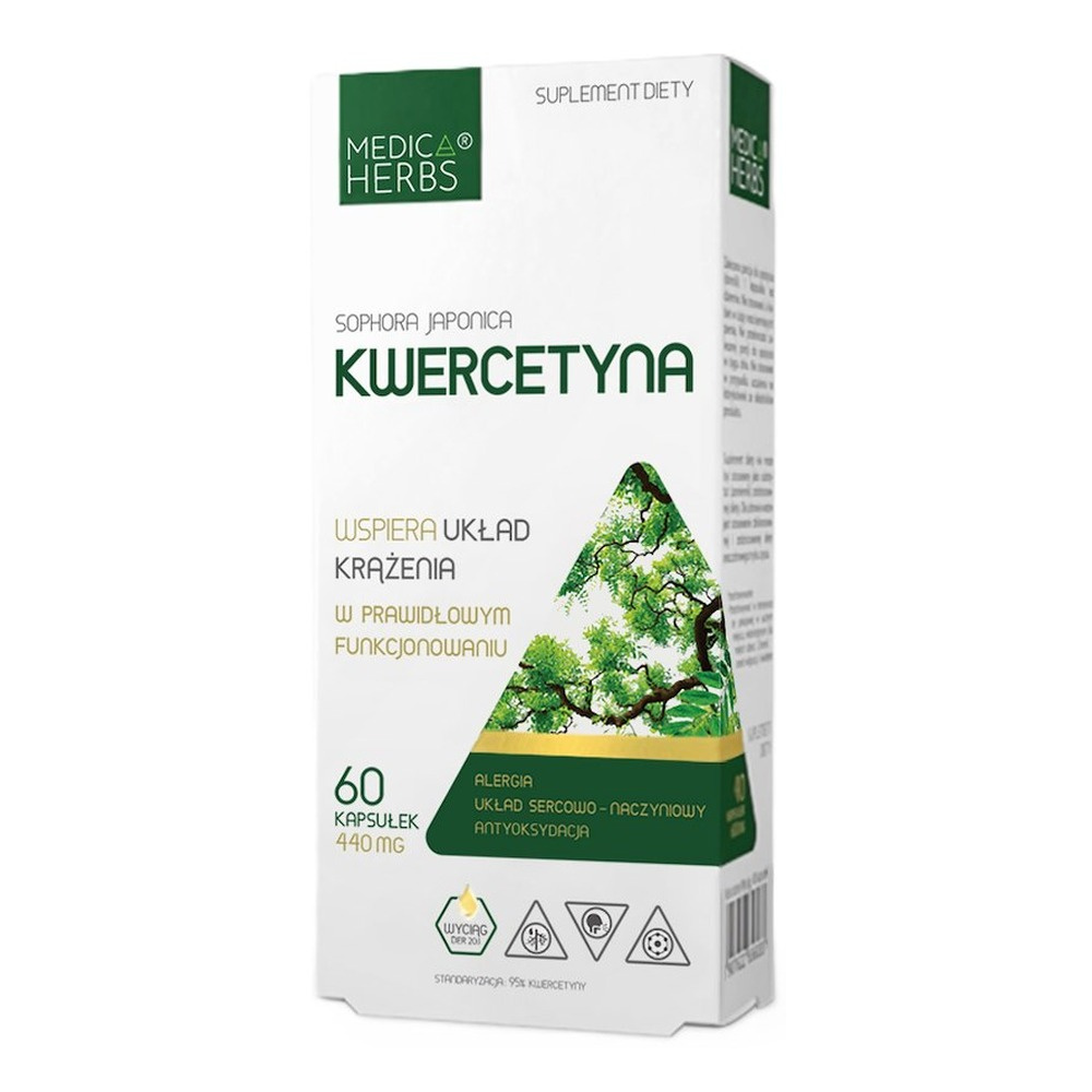MEDICA HERBS Kwercetyna 418mg, 60 kaps.