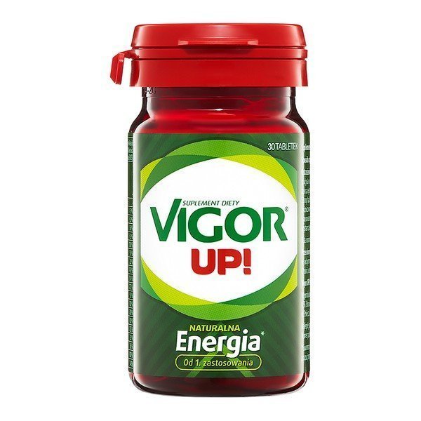 Vigor Up Witaminy Minerały Oraz Składniki Pobudzające 30 Tabletek Best Before 30.11.25