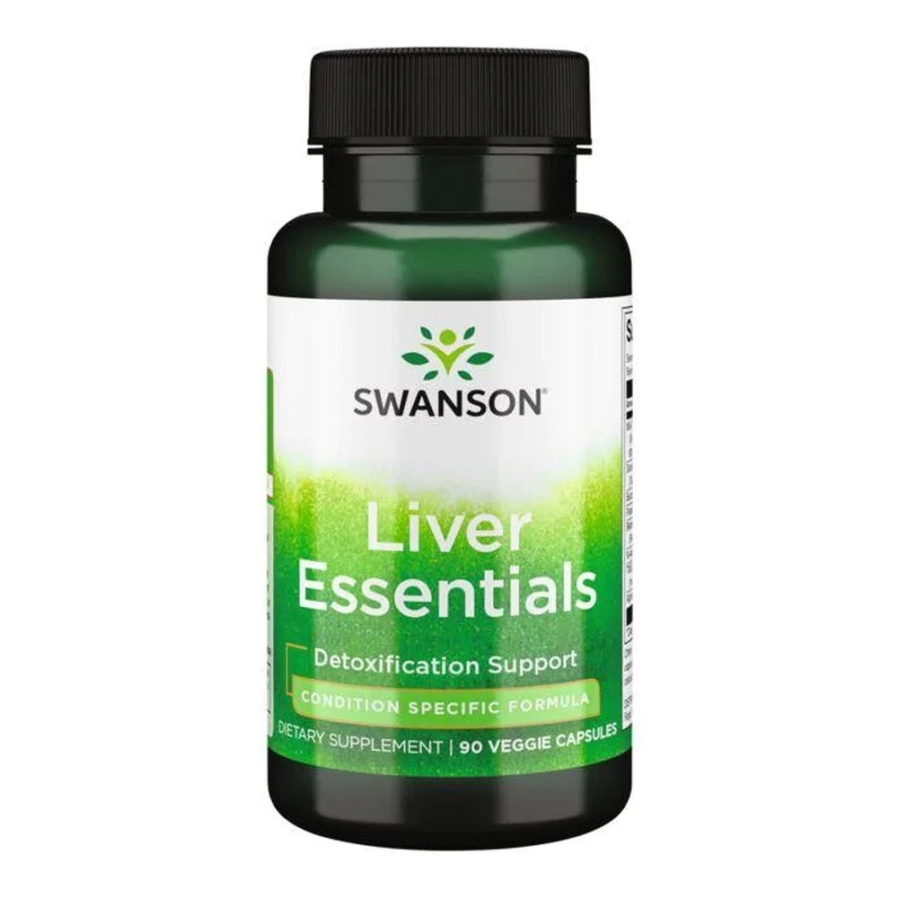 Swanson Liver Essentials na Wsparcie Wątroby i Trawienia 90 Kapsułek