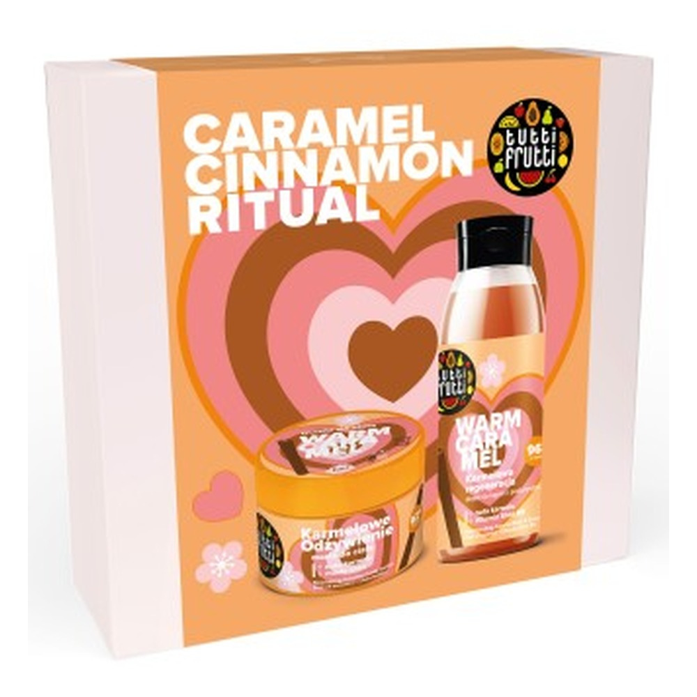 Tutti Frutti Zestaw Pielęgnacji Ciała Caramel & Cinnamon 2 Elementy 400ml + 200ml