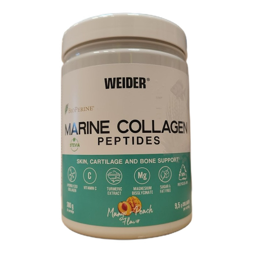 Weider Marine Collagen Peptides, Mango-Peach - 300g
