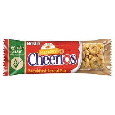 Nestlé Cheerios Honey Śniadaniowy Baton Zbożowy 22g