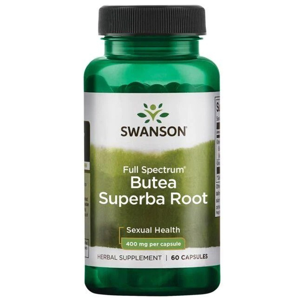 Swanson Butea Superba 400mg na Wsparcie Witalności 60 Kapsułek