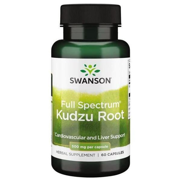 Swanson Korzeń Kudzu 500mg Wsparcie w Okresie Zmian 60 Kapsułek