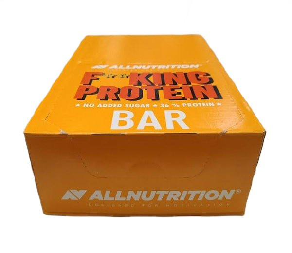 Allnutrition Fitking Delicious Baton Proteinowy Karmelowo Orzechowy Wysokobiałkowa Przekąska 15x55g
