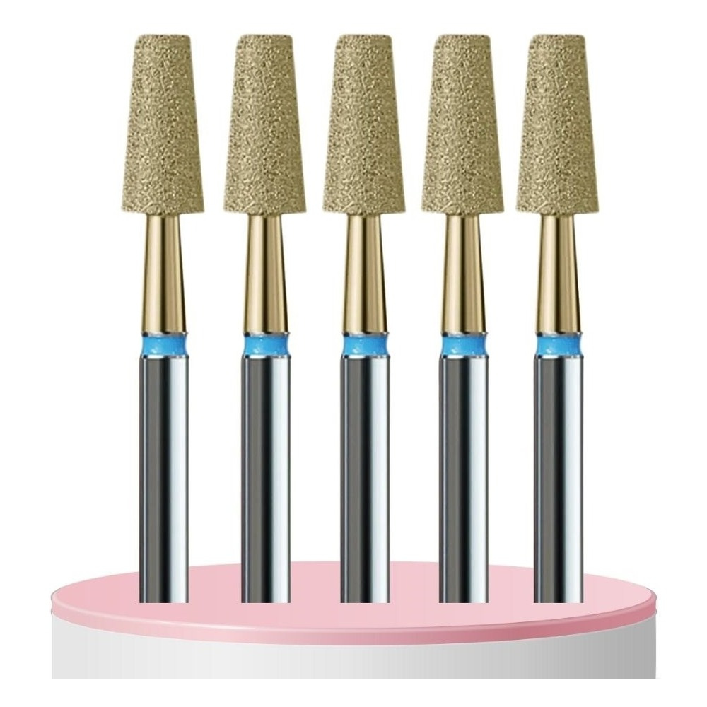 IQ Nails Profesjonalne Frezy Diamentowe Stożek Ścięty 4mm Zestaw 5 szt.