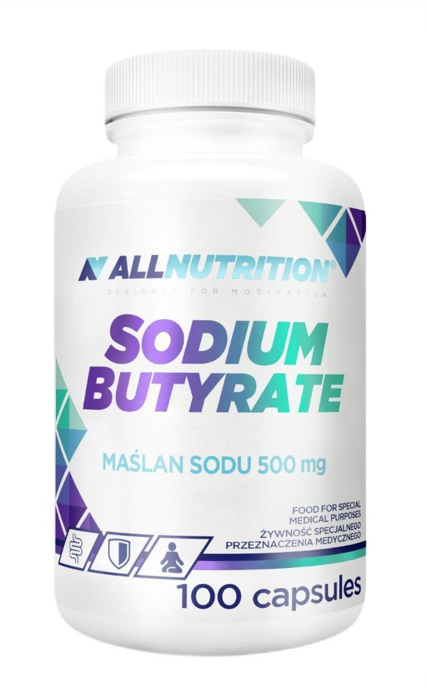Allnutrition Maślan Sodu Suplement na Zdrowie Jelit 100 Kapsułek