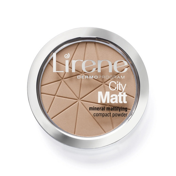 Lirene City Matt Mineralny Puder Matujący Nr 03 Beige dla każdego Rodzaju Skóry 9g