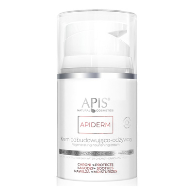 Apis Apiderm Krem Odbudowująco-Odżywczy SPF10 dla Suchej Skóry 50ml