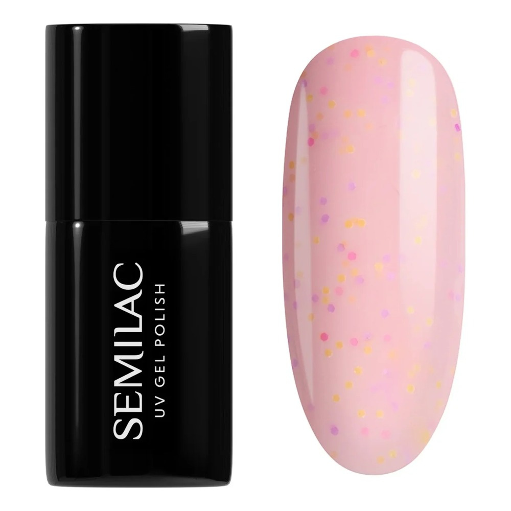 Semilac Whispers of Spring Lakier Hybrydowy 921 Candy Pink 7ml
