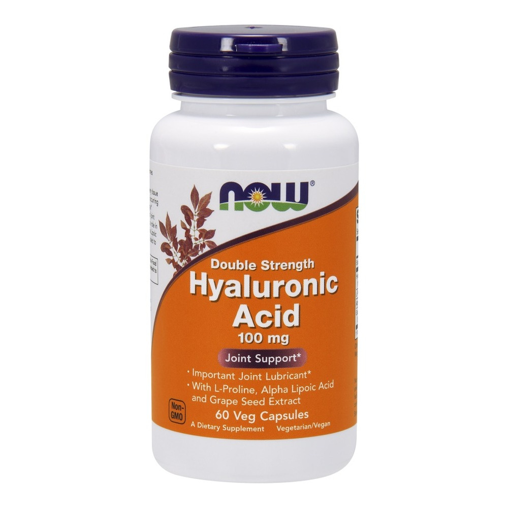 Hyaluronic Acid, 100mg Double Strength - 60 vcaps