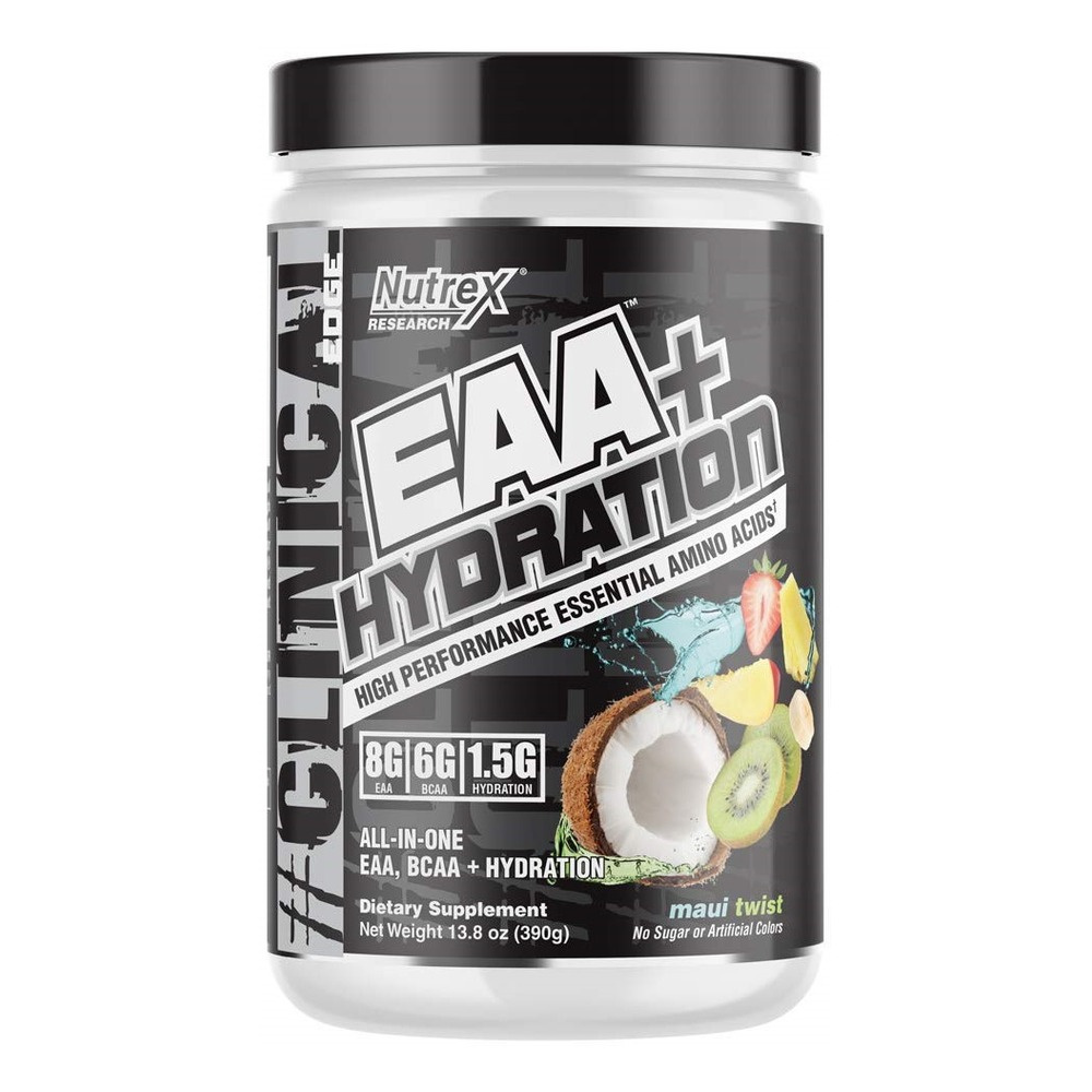 Nutrex EAA + Hydration Maui Twist Aminokwasy EAA z Elektrolitami na Nawodnienie i Regenerację Mięśni 390g