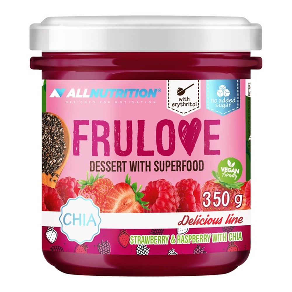 Allnutrition Delicious Line Frulove Deser Truskawka i Malina z Chia 350g