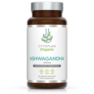Cytoplan Organiczna Ashwagandha Na Stres i Relaks 60 Kapsułek