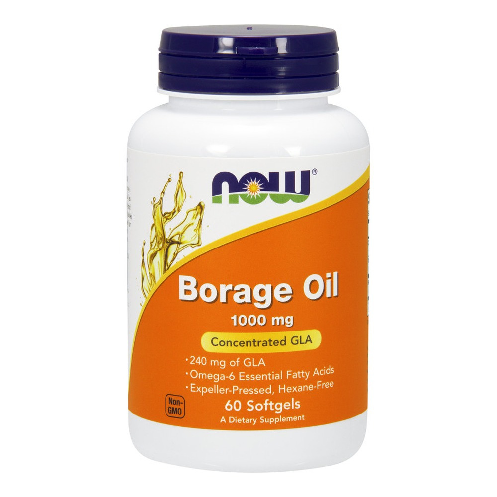 Borage Oil, 1000mg - 60 softgels