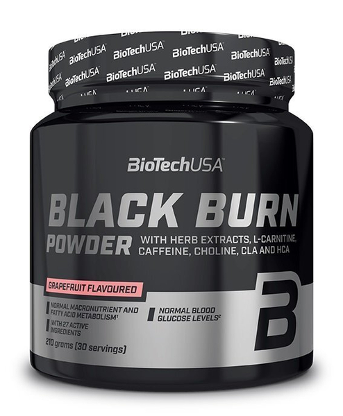 BioTechUSA Black Burn Powder Marakuja Formuła Termogeniczna na Kontrolę Wagi 210g