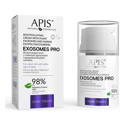 Apis Exosomes Pro Home Terapis Biostymulujący Krem z Roślinnymi Egzosomami dla Skóry Dojrzałej 50ml