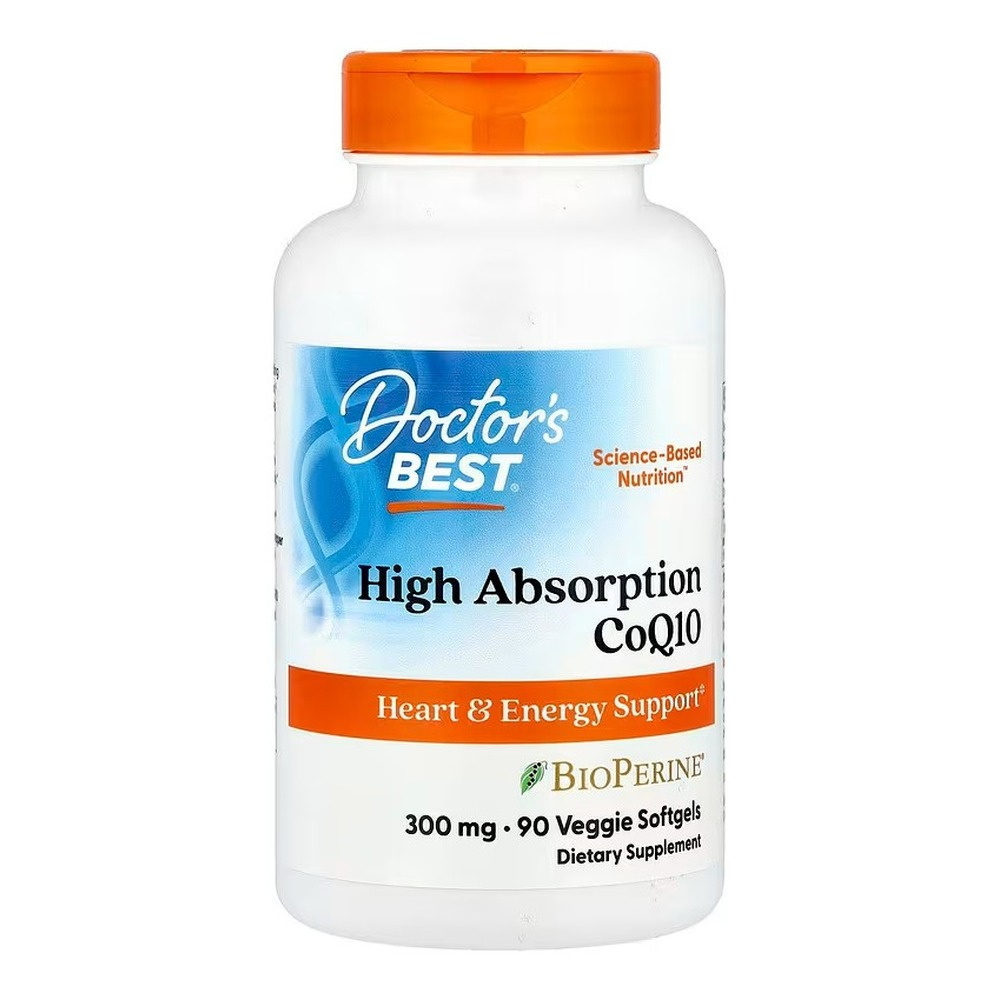 High Absorption CoQ10 with BioPerine, 300mg - 90 veggie softgels