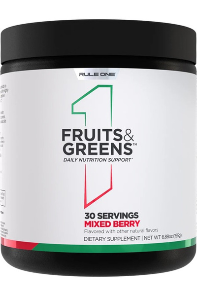 Rule One Fruits & Greens, Mixed Berry - 195g