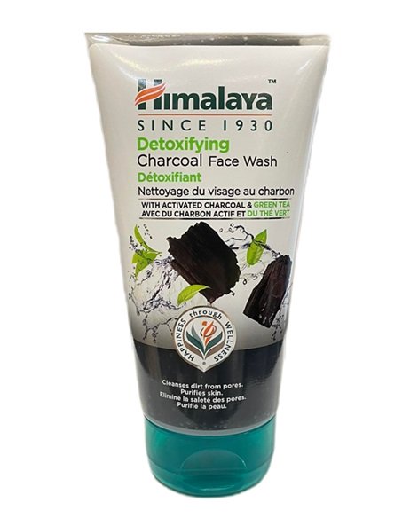 Himalaya Detoksykujący Żel do Mycia Twarzy z Aktywnym Węglem i Zieloną Herbatą 150ml