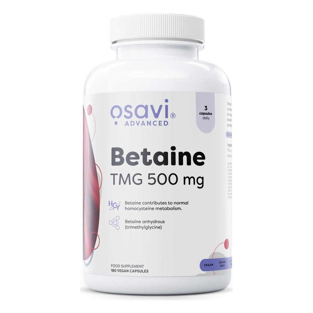 Osavi Betaine, TMG 500mg - 180 vegan caps