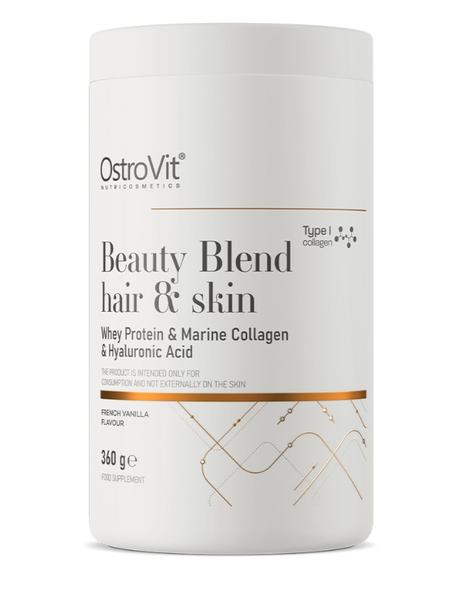OstroVit Beauty Blend Hair & Skin, French Vanilla - 360g