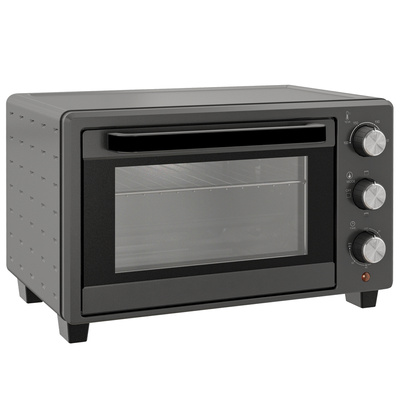 HOMCOM 21L Mini Countertop Oven, 100°C-230°C Adjustable Temp - Grey