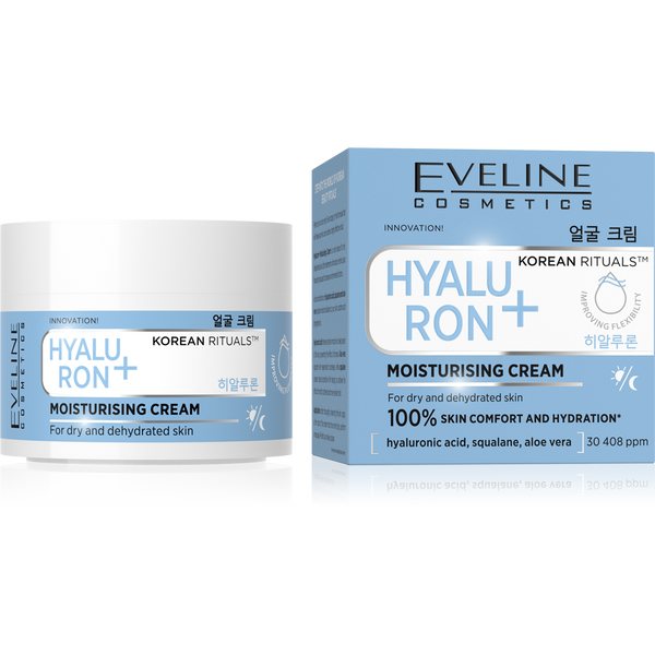 Eveline Korean Rituals Nawilżający Krem do Twarzy Hyaluron+ 50ml