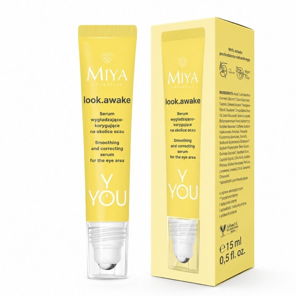 Miya Look.Awake Wygładzające i Korygujące Serum Pod Oczy na Cienie i Oznaki Zmęczenia 15ml