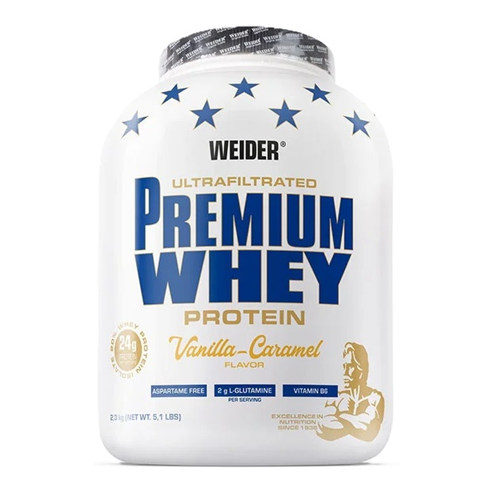 Weider Premium Whey, Vanilla Caramel - 2300g