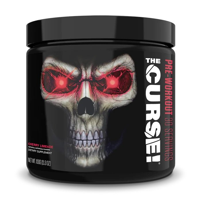 JNX Sports The Curse! Edycja Limitowana Przedtreningówka w Proszku na Energię i Skupienie o Smaku Wiśniowo-Limonkowym 150g