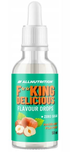 Allnutrition Fitking Delicious Flavour Drops Orzech Laskowy Aromat Bez Cukru 50ml
