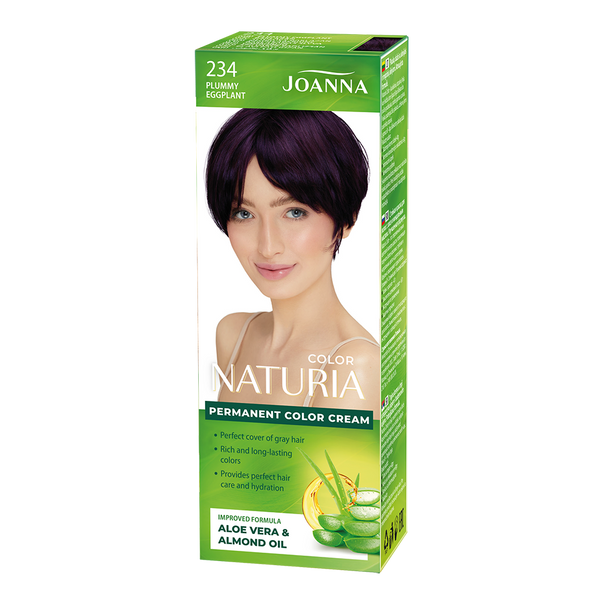 Joanna Naturia Color Farba do Włosów z Proteinami 234 Śliwkowa Oberżyna 100ml