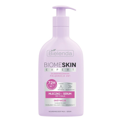 Bielenda Biome Skin Expert Odżywcze Mleczko i Serum do Ciała 2w1 350ml