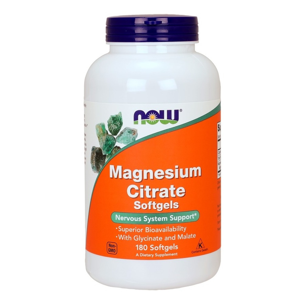 Magnesium Citrate Softgels - 180 softgels
