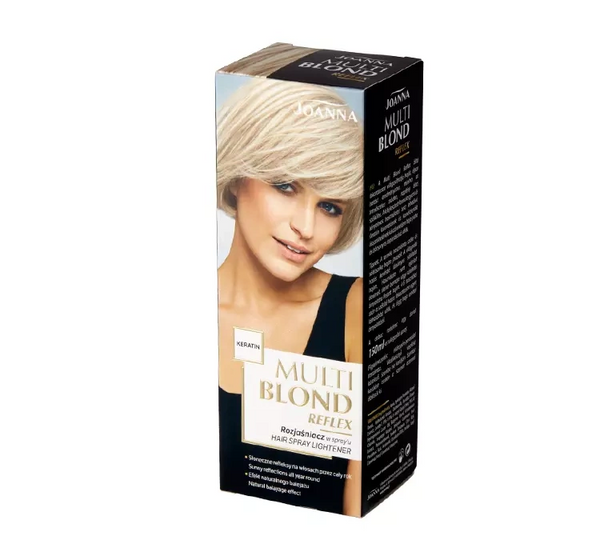 Joanna Multi Blond Reflex Rozjaśniacz do Włosów w Spray’u dla Włosów Blond 150ml