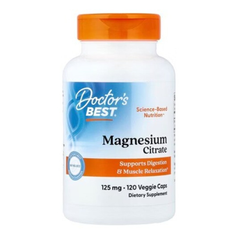 Doctor's Best Magnesium Citrate, 125mg - 120 vcaps