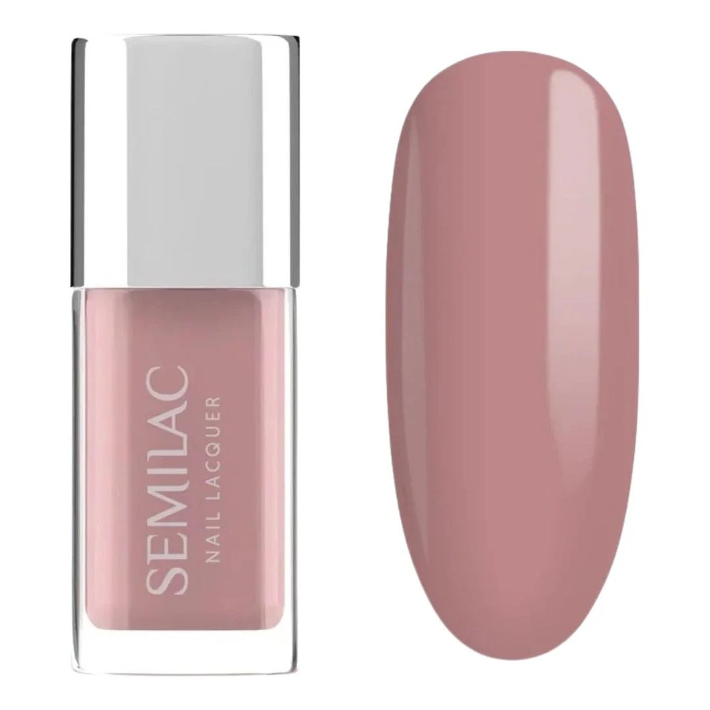Semilac Classic Lakier Klasyczny 107 Classic Nude Dusty Pink 9ml