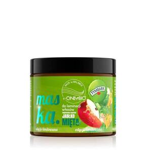 OnlyBio Hair in Balance Maska do Laminacji Włosów Matowych i Szorstkich Jabłko-Mięta 200ml